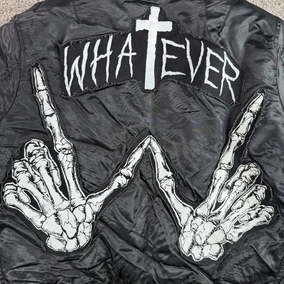 UNIF x Urban Outfitter Exclusive “WhaTever” Women’s Size: Small - Bomber Jacket - Picture 9 of 12